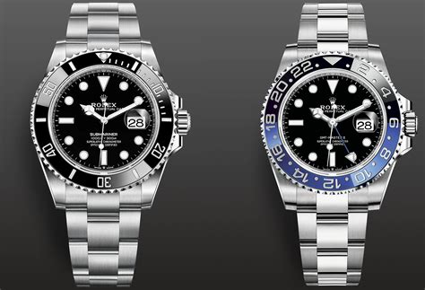 rolex submariner vs gmt master ii|rolex submariner gmt master 2.